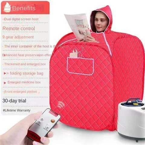 Cheap Women Body Steamer dry steam whole body detoxification sweat room family sauna steam barrel Chinese health care