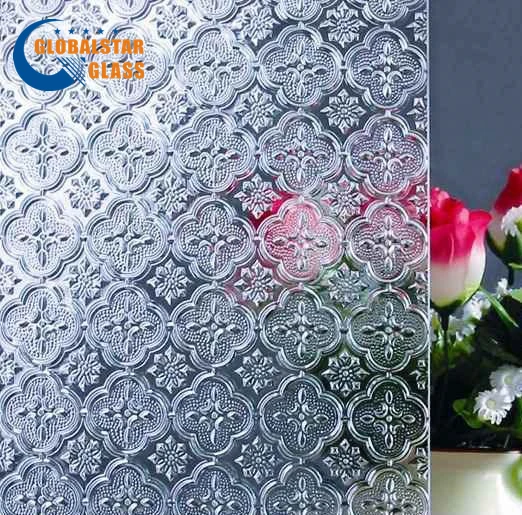 4mm 5mm 5.5mm 6mm Clear Flora Karatachi Hitchcross Nashiji mayflower wanji mistlite moru Pattern Glass