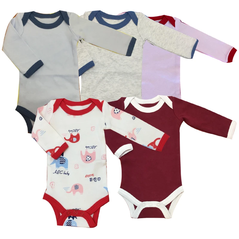 1.5-3lb Tiny preemie baby clothing long sleeves solid color organic premature baby clothing