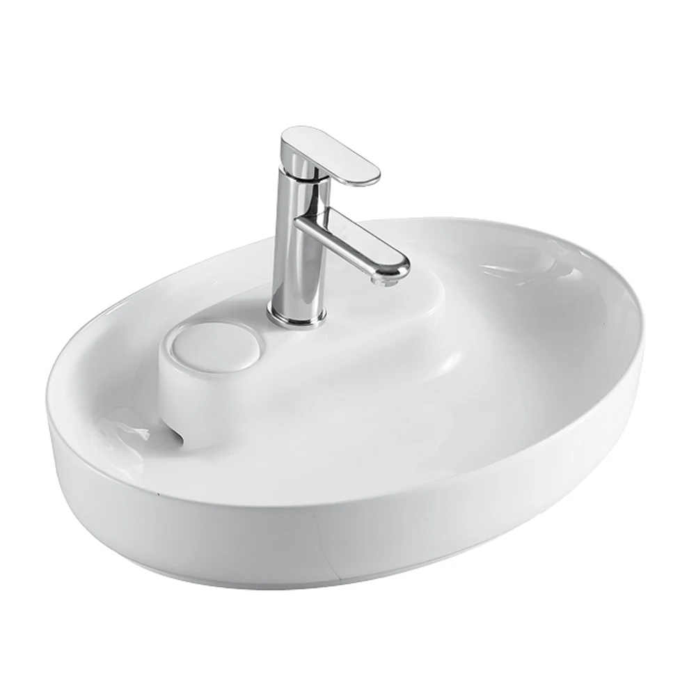 Luxury Bathroom Ceramics Art Sink Round Washing Basin