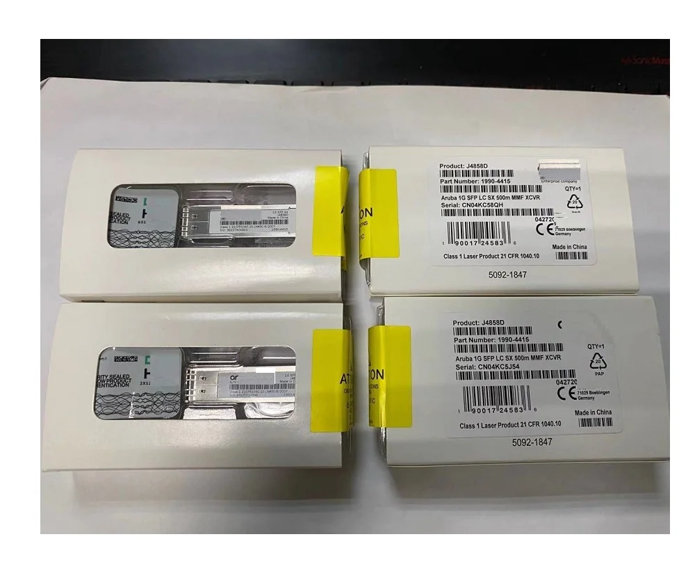 J4858A J4858C J4858D 1000Base-SX 850nm 1.25G SFP LC transceiver module