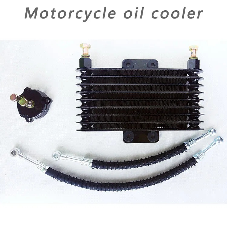 Motorcycle oil cooler Zongshen rx1 saikelon 200 py200 italika oil radiator