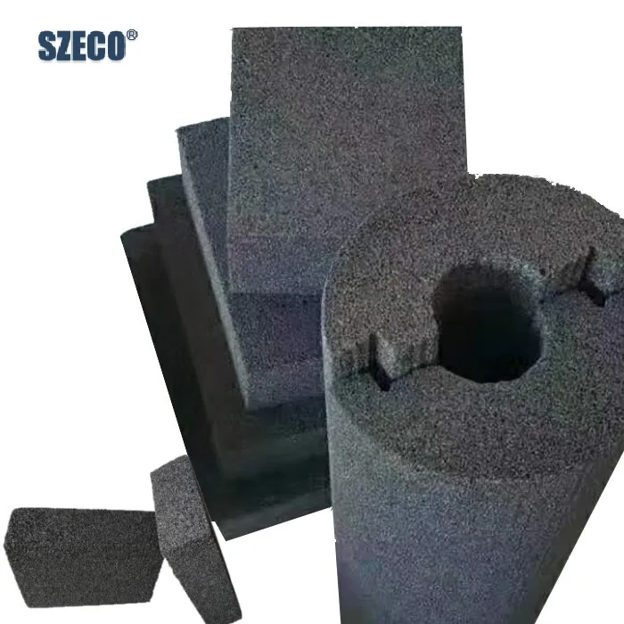 ASTM C552 Foam Glass Heat Insulation Materials Cellular Glass Tube Building Materials Insulation
