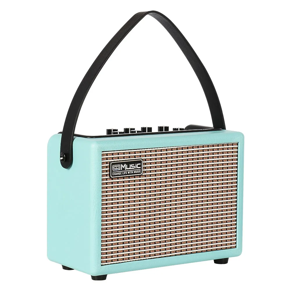 Manufacturer Sales 15-Watt Battery Powered Portable Electric Guitar Amplifier Mini Music Speaker Combo