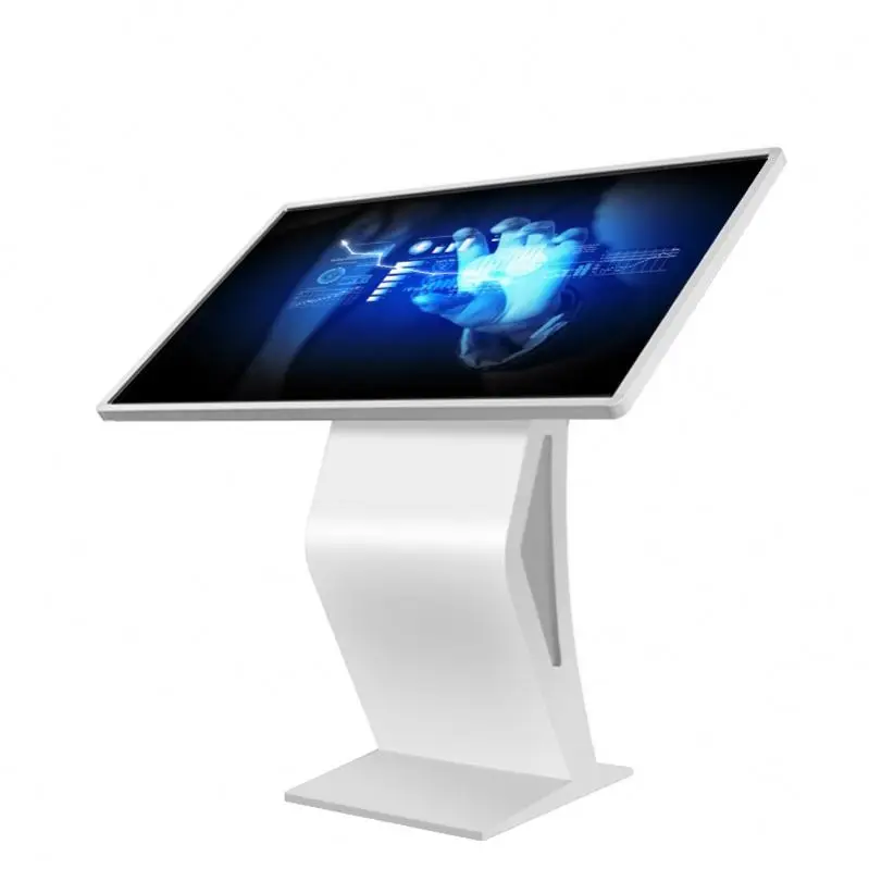 Высокое качество 32 43 55 65 дюймов K Тип напольная подставка LCD Digital Signage сенсорный экран Тотем интерактивный информационный киоск
