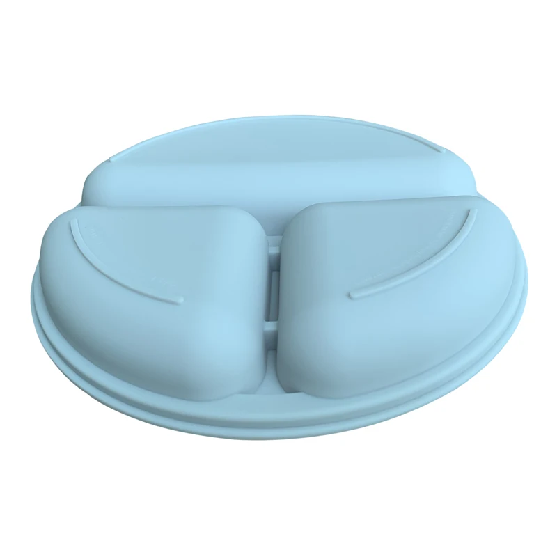 unique products 2023 hot selling food grade silicone kids plate food plate for baby