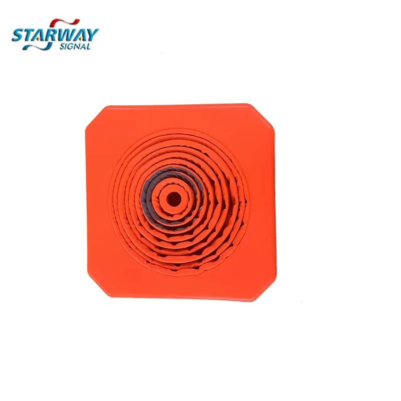 Starway Traffic Cones Suppliers Durable Warning Lights Collapsible Traffic Road Cones Traffic Signal Roadway Safety Signs CN;ZHE