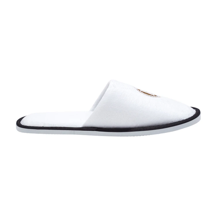 5-Star Disposable White Cotton Slippers Luxury Hotel Slippers Custom Logo