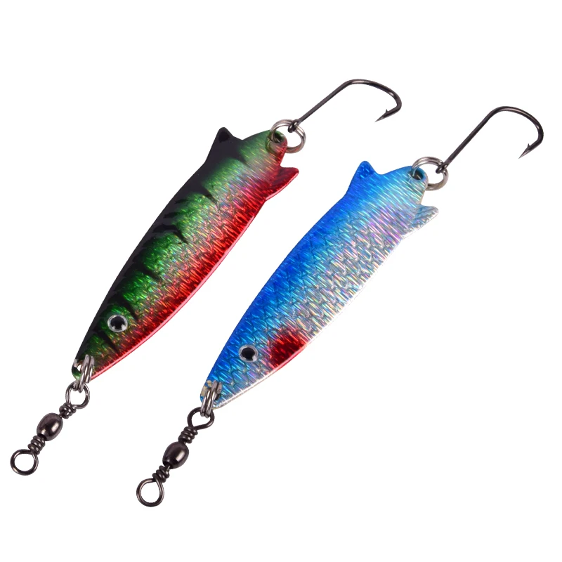 Kind Of Weight Copper Plating Freshwater Fishing Casting Toby Various Color Bait