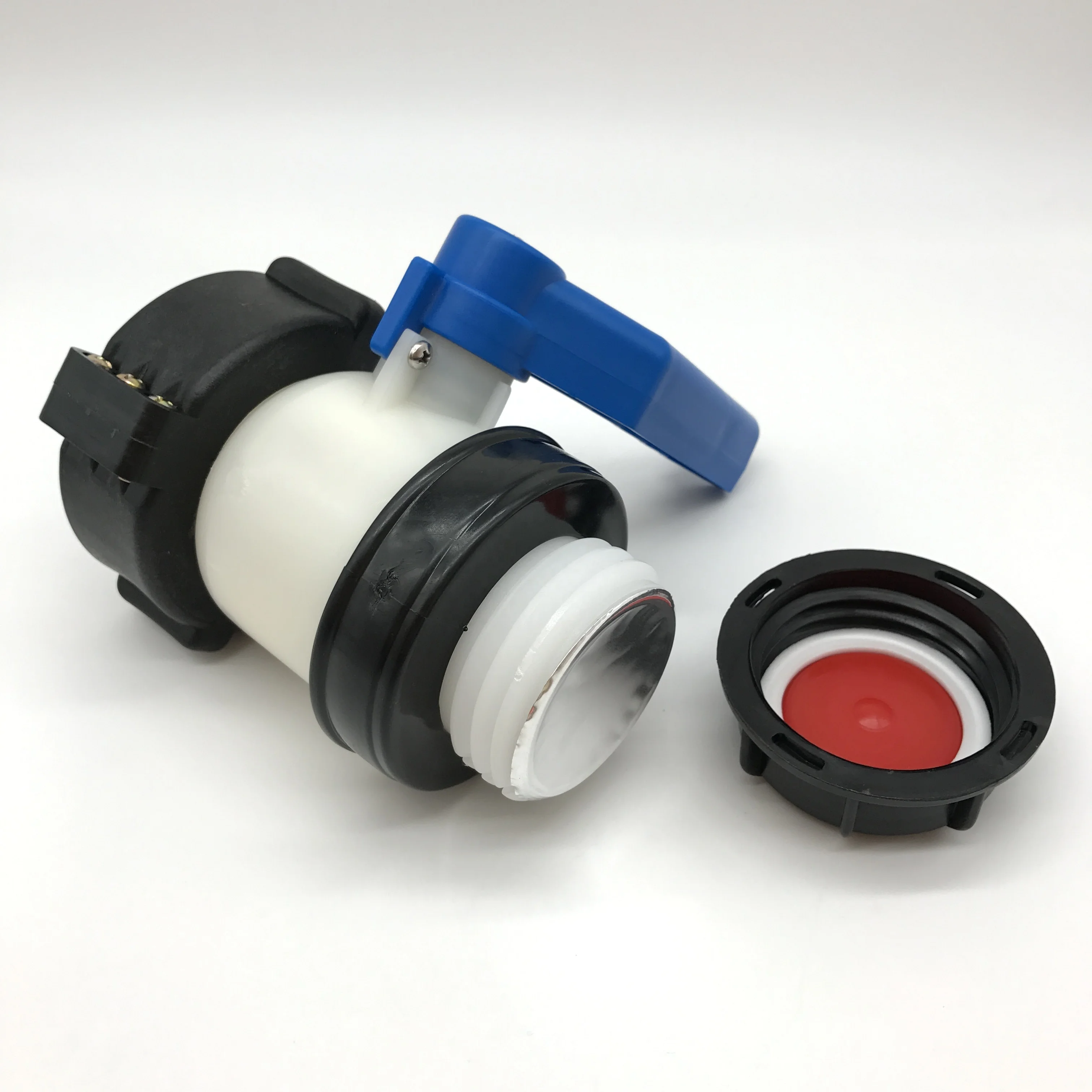 Dn50 x 75 мм необработанный шаровой кран HDPE IBC