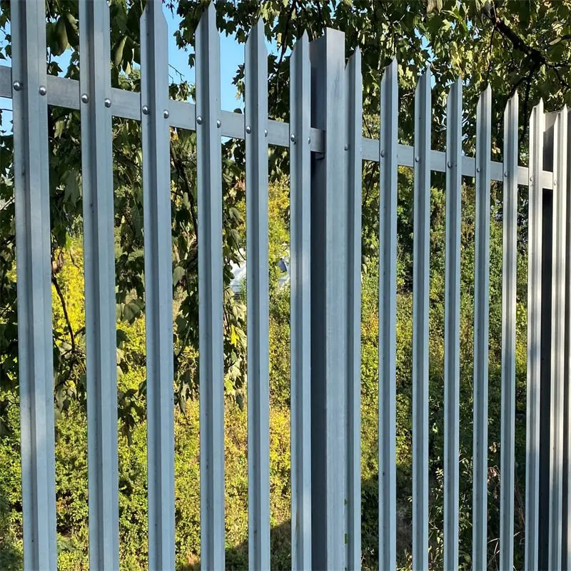 Chinese curvy palisade fence palisade fence for gate pvc coated palisade fence