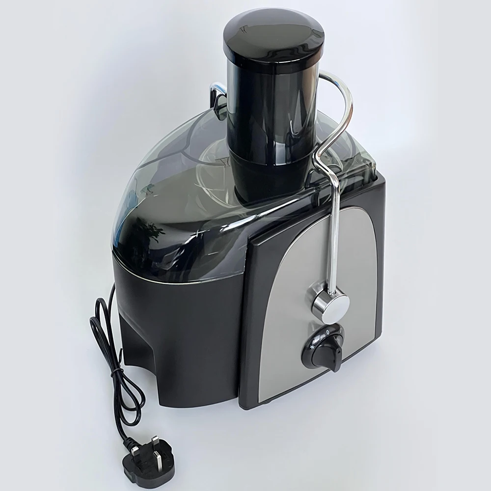 1000w Fruit Portable Centrifugal Juicer Transparent Filter Bowl Wide Feed Chute Dual Speeds Juicer Extractor Machine