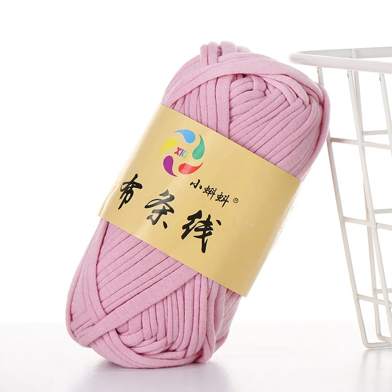 Wool wholesale fancy crochet yarn acrylic t shirt fabric yarn DIY hand knitted yarn