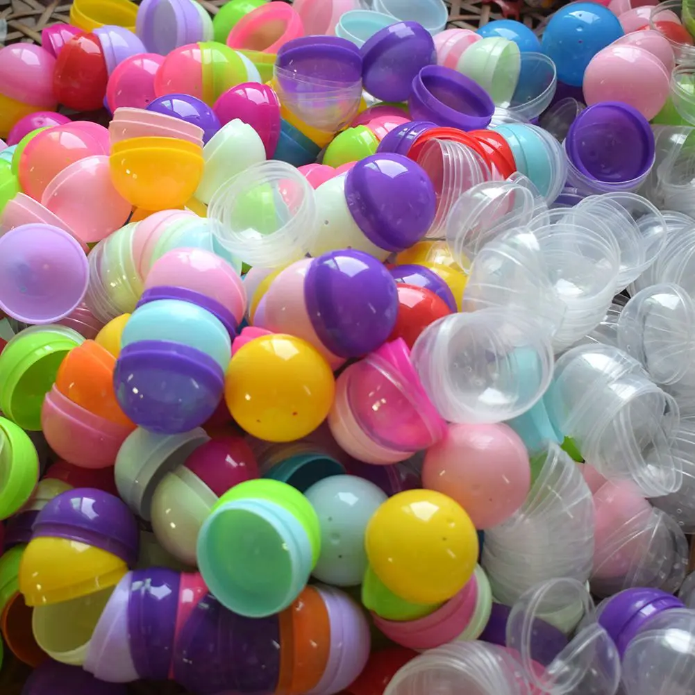 Best Selling Round Shape 45mm Multi-colors Doll Gashapon Capsule Gacha Ball Toys for Vending Machine