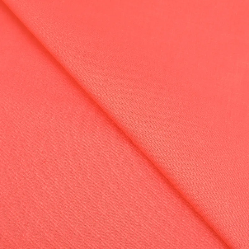 The organic newest 2024 light weight minimalist 40s cotton woven poplin solid fabric rolls for shirt