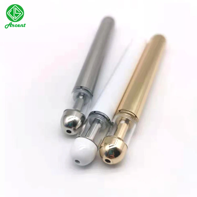 Free OEM black, white, stainless, gold 350mAh cbd oil  0.5ml empty disposable vape pen