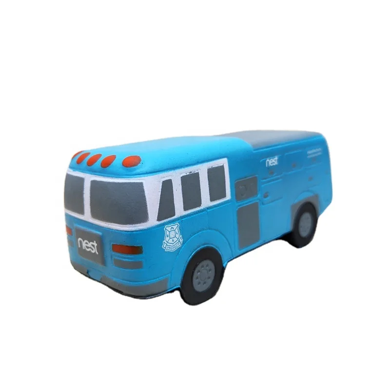 Hot selling  squishy Fire engine shape toy Anti stress toys for kids  Stress ball