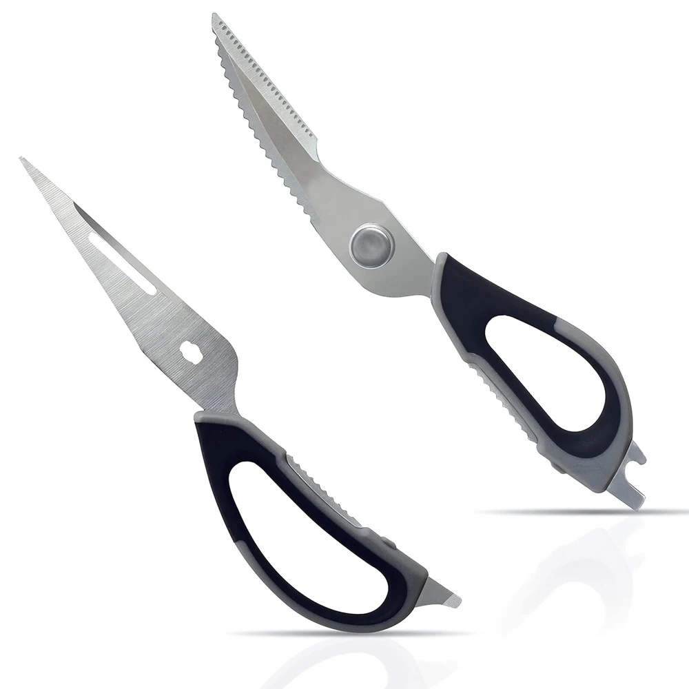 KITCHENCARE Multifunctional Stainless Steel Fish Chicken Bone Poultry Shears Plastic Handle Kitchen Shears Kitchen Scissor