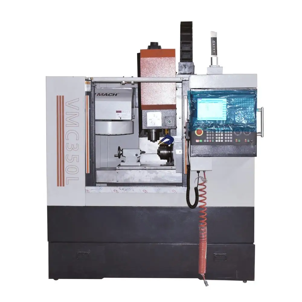 School training mini CNC milling machine price VMC350L best 4 axis small CNC mill with tool changer