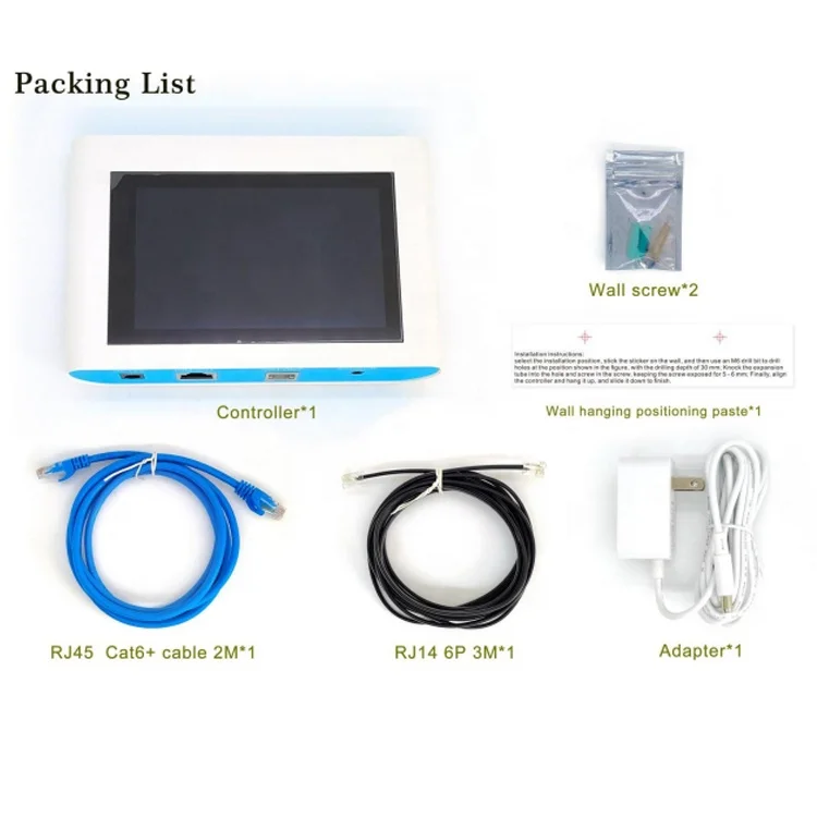 Интеллектуальный контроллер для сельскохозяйственных растений RJ14 RJ45, умный главный контроллер, сенсорный экран, контроллер света для роста