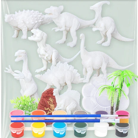 Wholesale Dinosaur Unicorn Art handmade toy craft 3D DIY drawing kit for kids