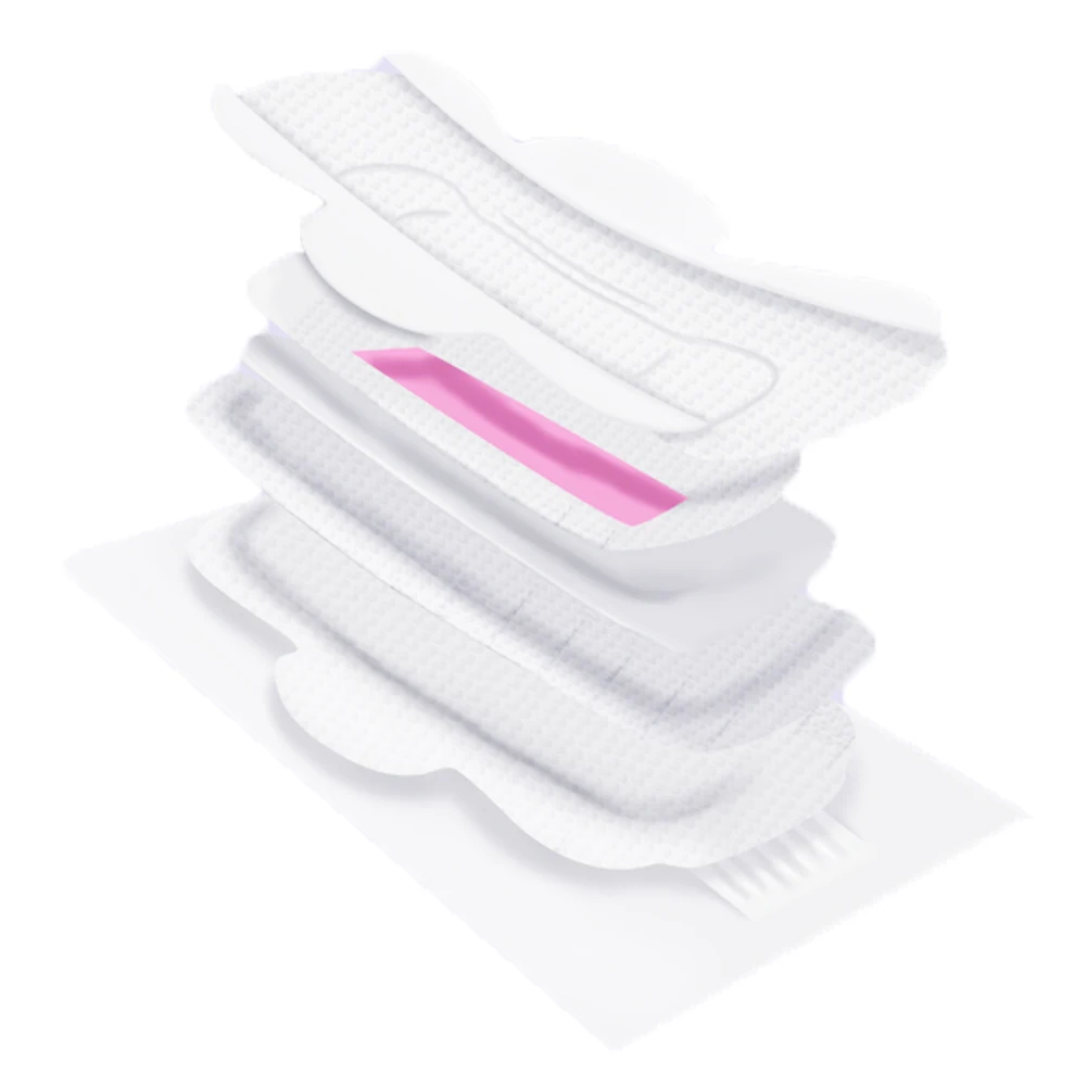 Super Absorbency Winged Lady Sanitary Napkins OEM Sanitary Pad