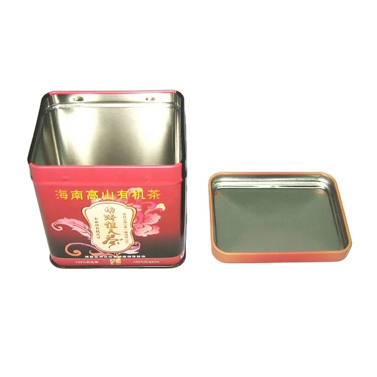 Customize logo premium quality 2oz 50 grams spice saffron packaging t2 mini tin metal can tea tins box for sale