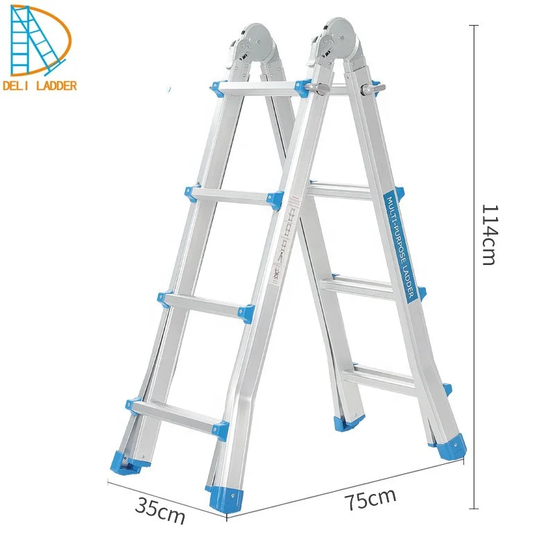 Double side/ A type /Stair /Straight folding aluminium foldable ladder