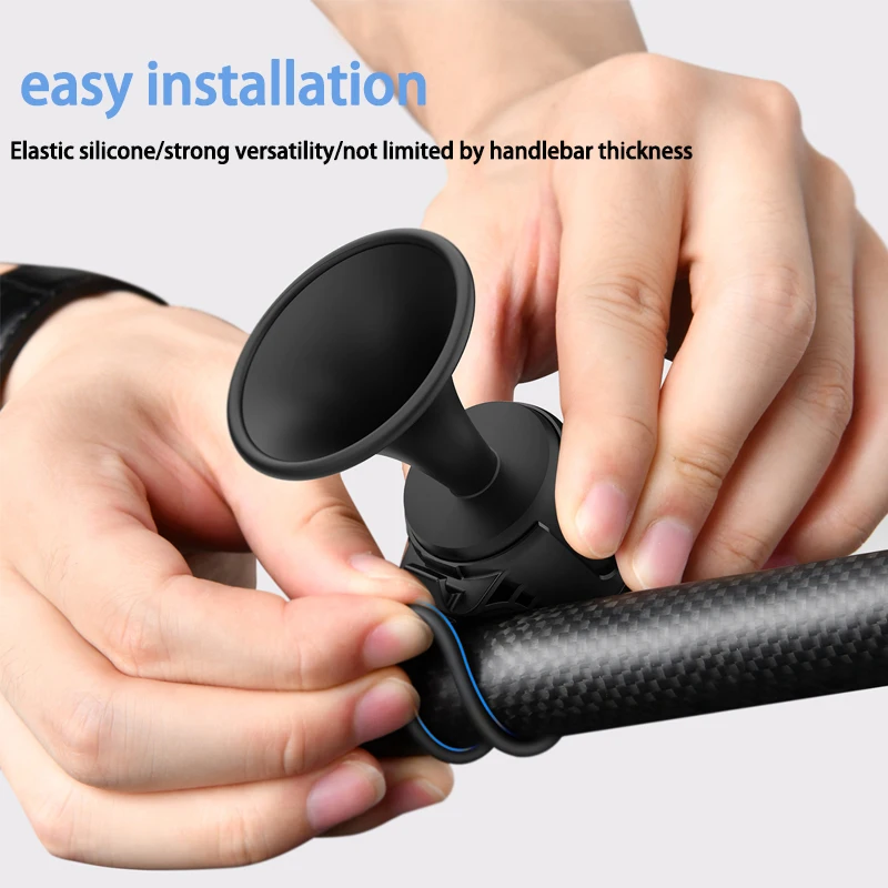 China Vendor Super Bike Electric Horn Simple Install 120dB IPX4 Waterproof Loud Sound Custom Bicycle Electric Ring Bells