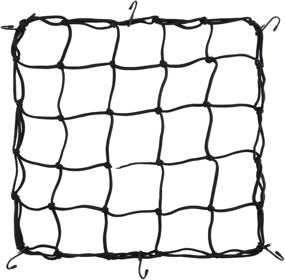 RZ custom motorcycle bicycle bungee cord cargo net for wagon  bungee cargo net elastic mesh
