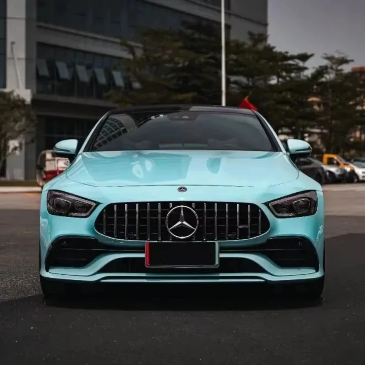 ТПУ анти-пожелтение самовосстанавливающая ультра Глянцевая морская Бриз синяя Автомобильная виниловая пленка PPF автомобильная