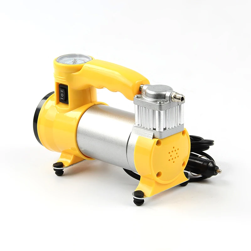 Portable 150PSI super high flow DC12V electric tire inflation pump with pressure gauge, easy to meet the car tireinflation needs