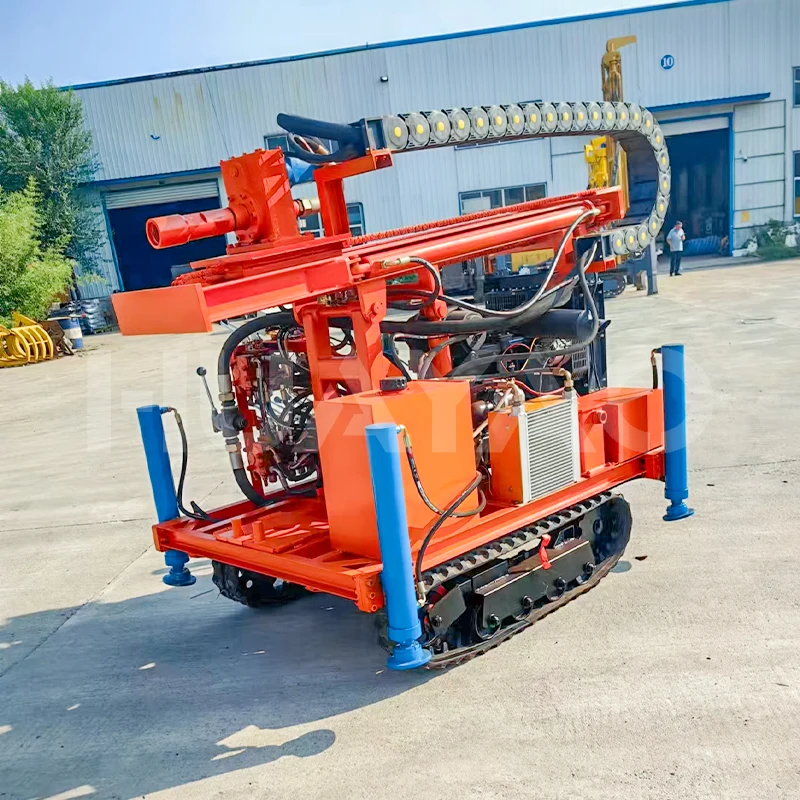 150m Coring Drilling Rig Hydraulic Portable diesel Small Water Well Machine