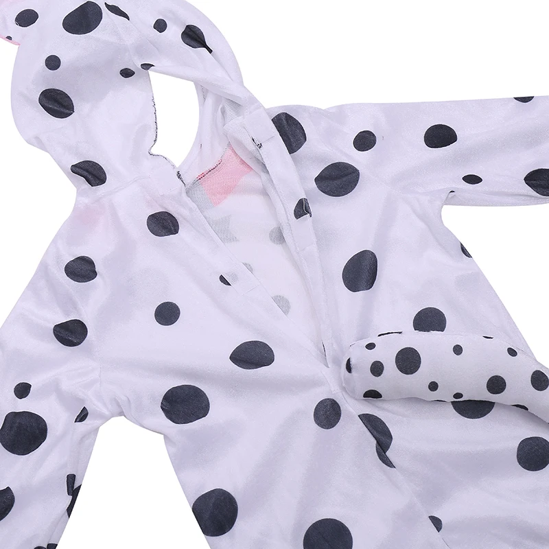 Wholesale Baby Kids Animal Lovely Spotted Dog Dalmatians Cosplay Jumpsuit Outfit Halloween Carnival Party Costume