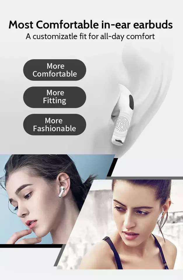High Quality Tws i12 Pro 6Pro 5  Pro 4 Earphone Wireless Charging Waterproof Headphone Touch Control Pro5 Earbuds