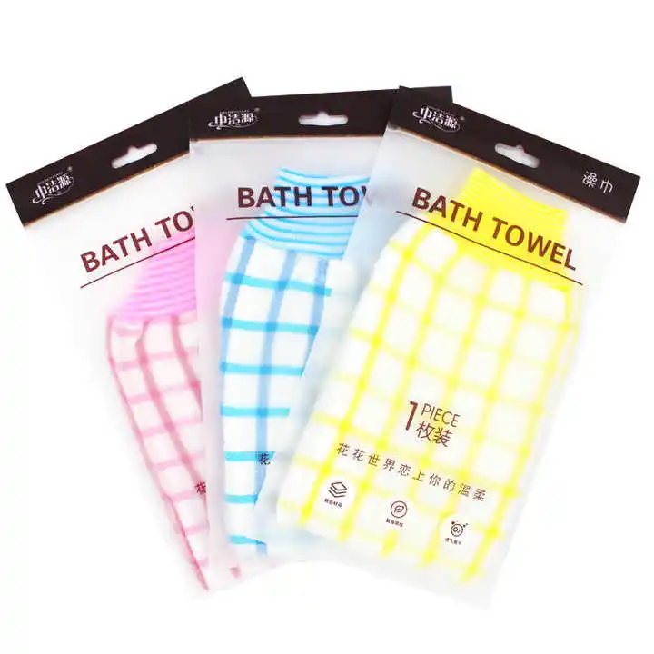 Household Towel Bath Scrub Brushes Shower Scrubbers Bathroom Accessories Bathroom Products Massage Sponges