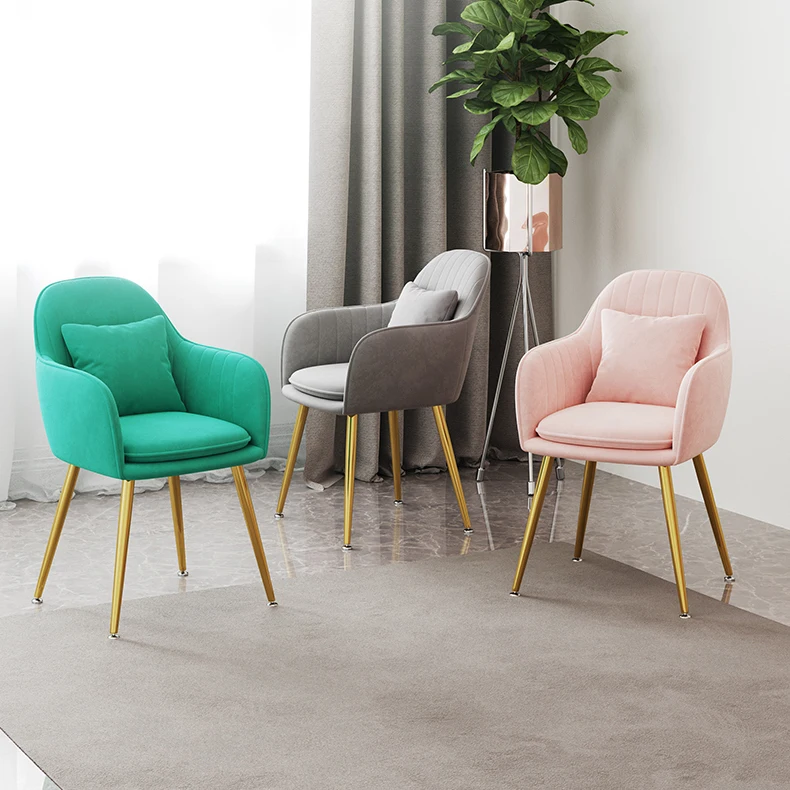 Роскошный стул золотого цвета, недорогой современный скандинавский стул, оптовая продажа, металлические обеденные наборы для дома, бархатная мебель, стулья для гостиной