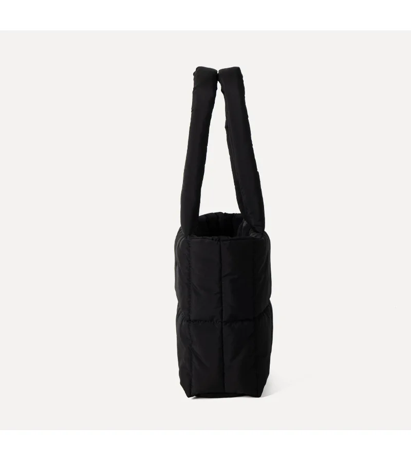 2024 Trendy New Trend Puff Shoulder Bag Down Nylon Puff Hand Bag Student Casual Space Cotton Tote Bag For Girls