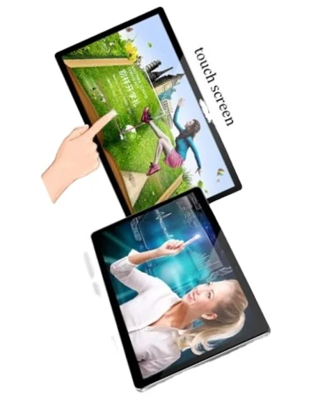 21.5 Inch Wall Floor LCD Digital Signage with Capacitive Touch  for Restaurant intel i5 4G RAM 128G ROM 2k resolution 250 nits