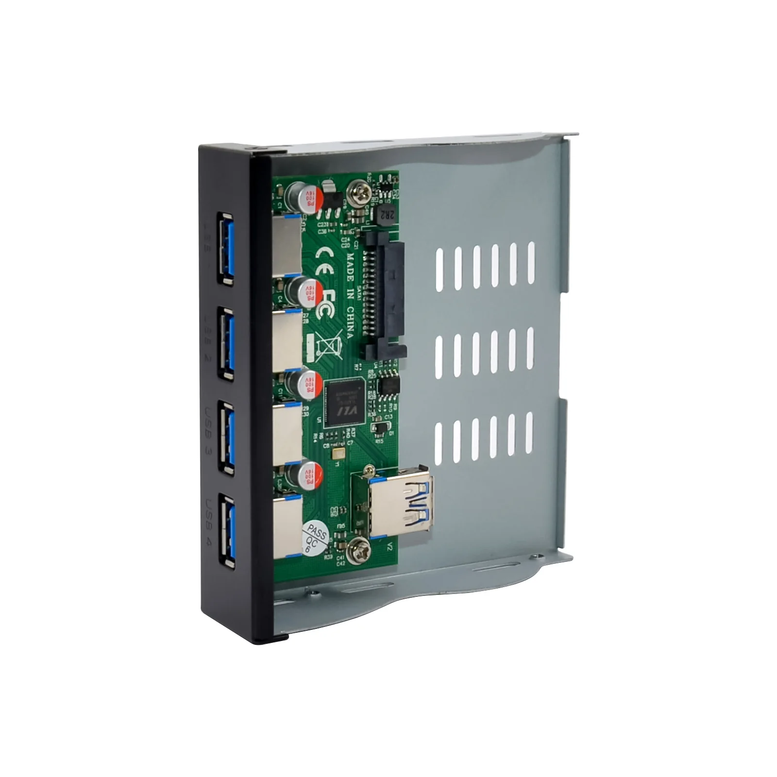 ST661 3.25inch Front Panel USB Hub 10Gbps USB 3.1 Gen2 Hub USB3.1 Gen2 Type-A 4 Port