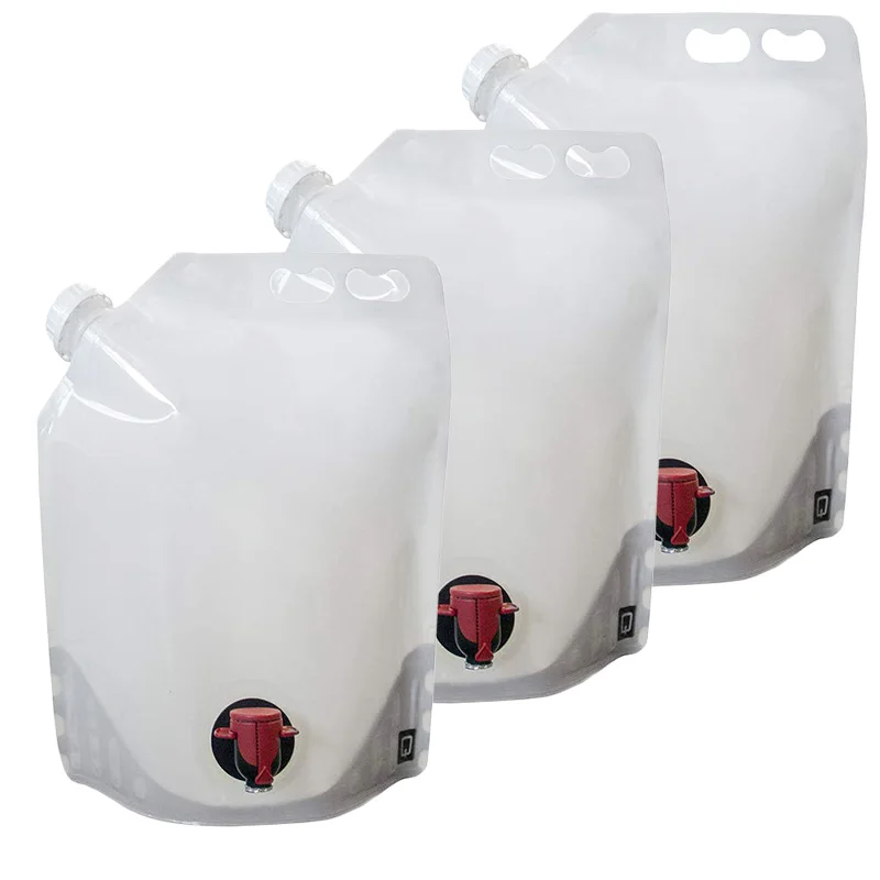 1L 80Microns PA/AL/PE Round Corner High Barrier Inventory Foil Lined Moisture Proof Wine Juice Pouch Packaging Bag With Spout