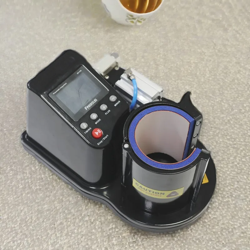 New ST-110 Pneumatic Mug Heat Press Machine Sublimation Printer 2D Digital Thermal Mug Printing Machine