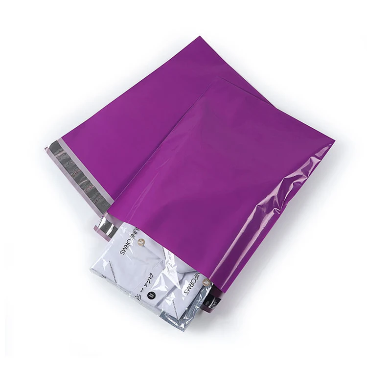 In Stock Low Moq 10*13 Inch Purple Plastic Clothing Mail Packaging Shipping Courier Mailer Poly Mailers Mailing Bags