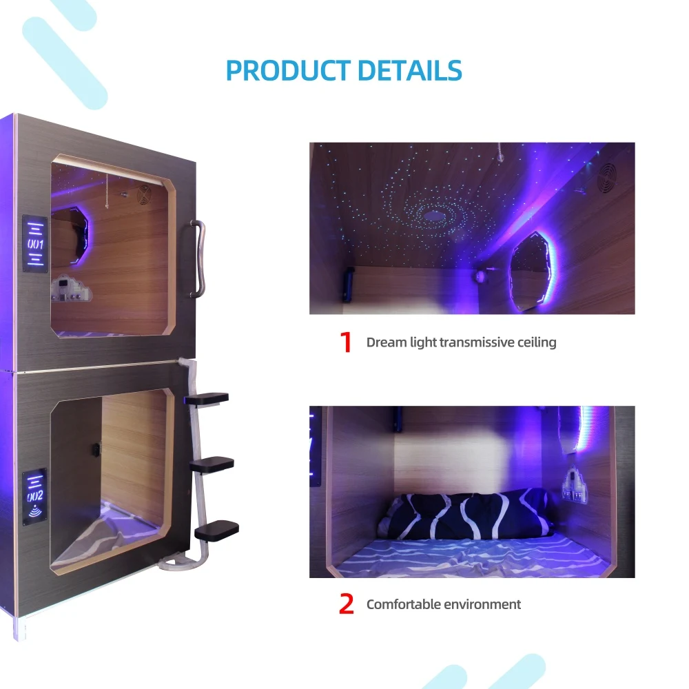 STARSDOVE OEM вакуумная Термоформовочная Пластиковая капсула для отеля/современный стиль Вертикальный Ящик для сна