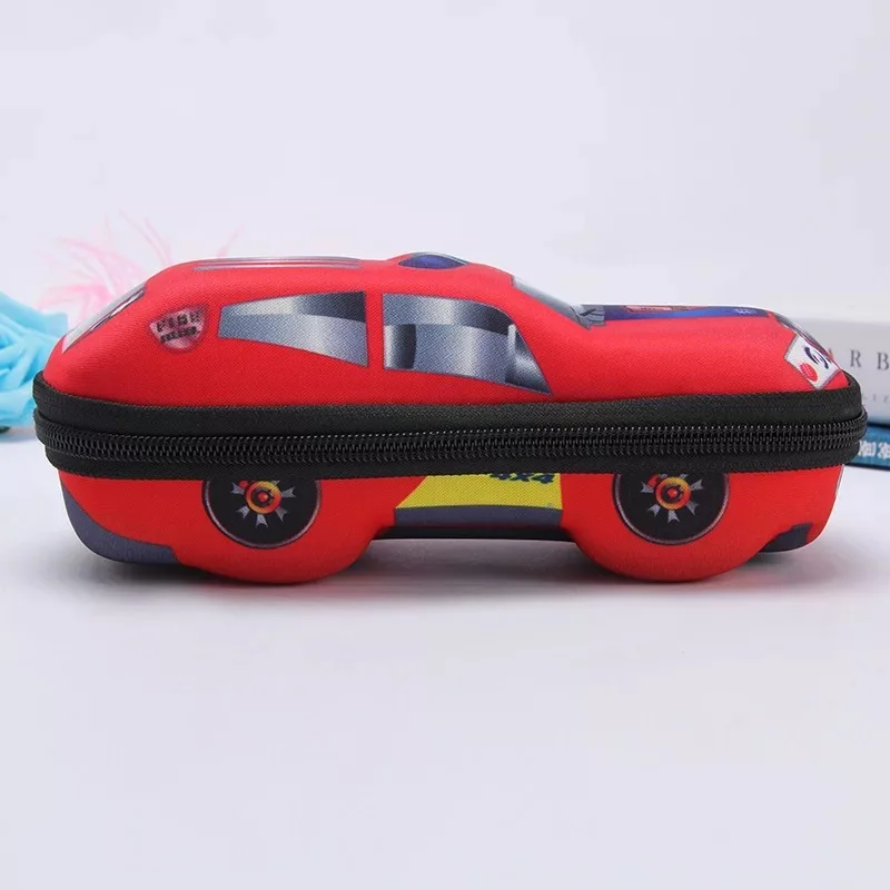 (Wholesale) Cheap Price EVA 3D Car Pencil Case Bag Car shape Storage Stationery Bag For Students