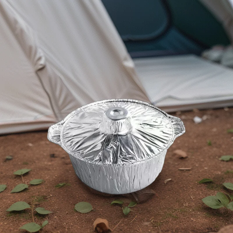 High Quality Disposable Round Aluminum Foil Pots Cooking Pot And Pans