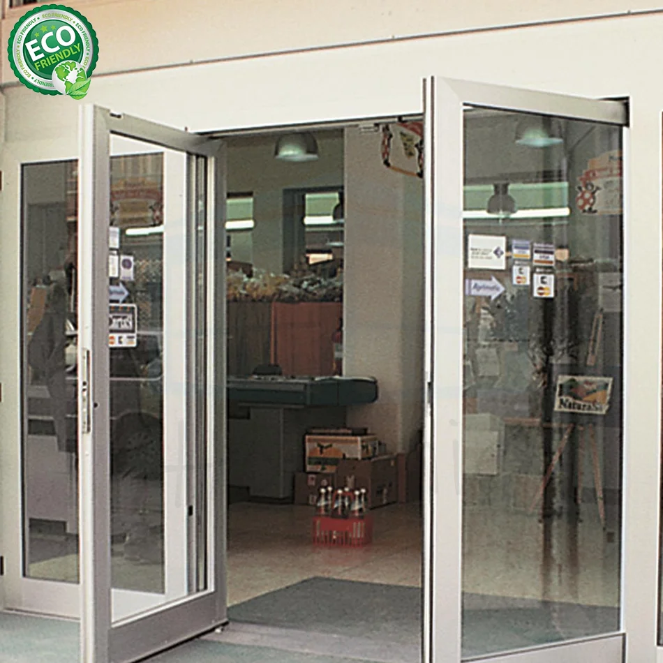 North American Exterior Aluminum Thermal Break Casement Door French Glass Door For Patio