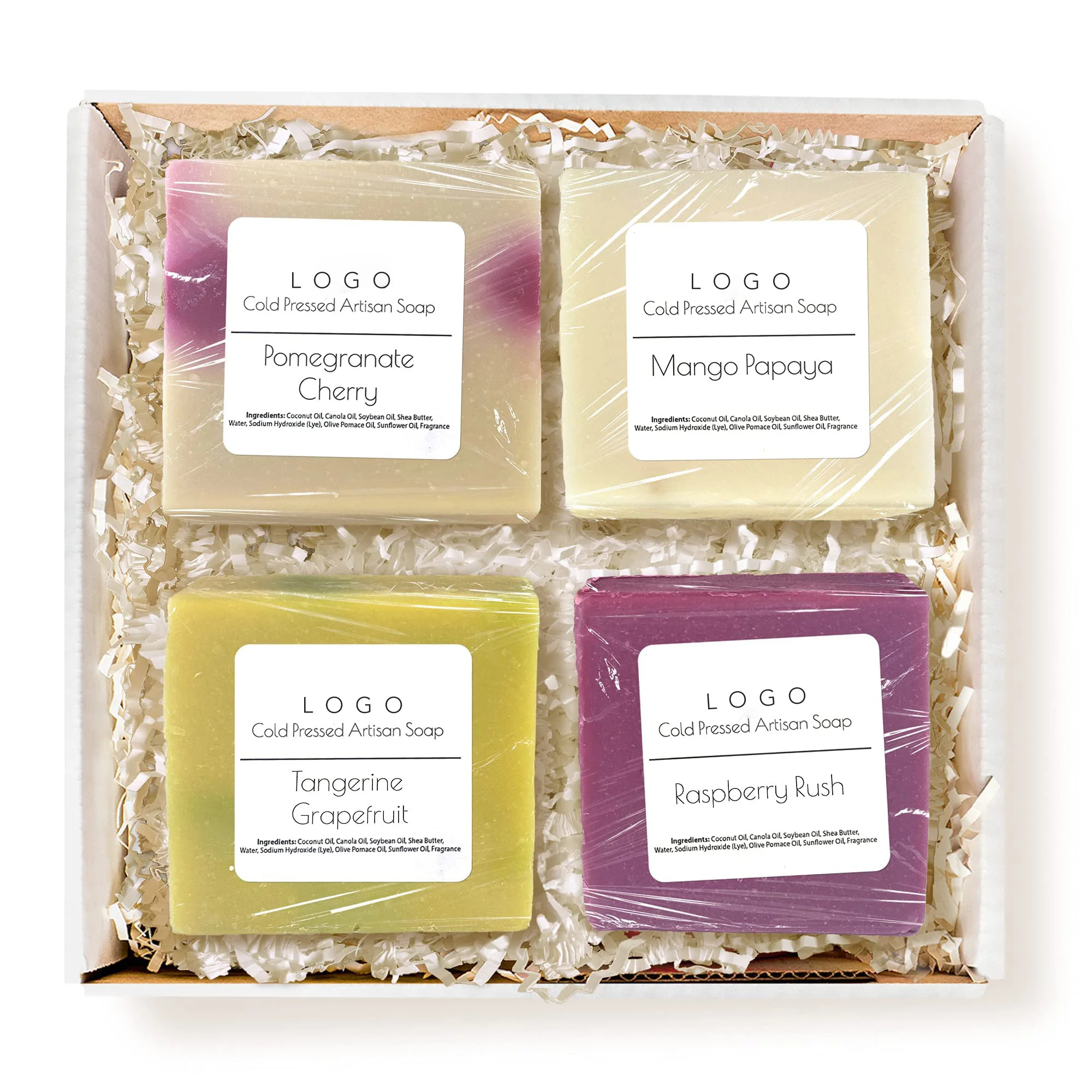 Custom Handmade Vegan Liquid Fruity Scent Natural Bar Whitening Soap