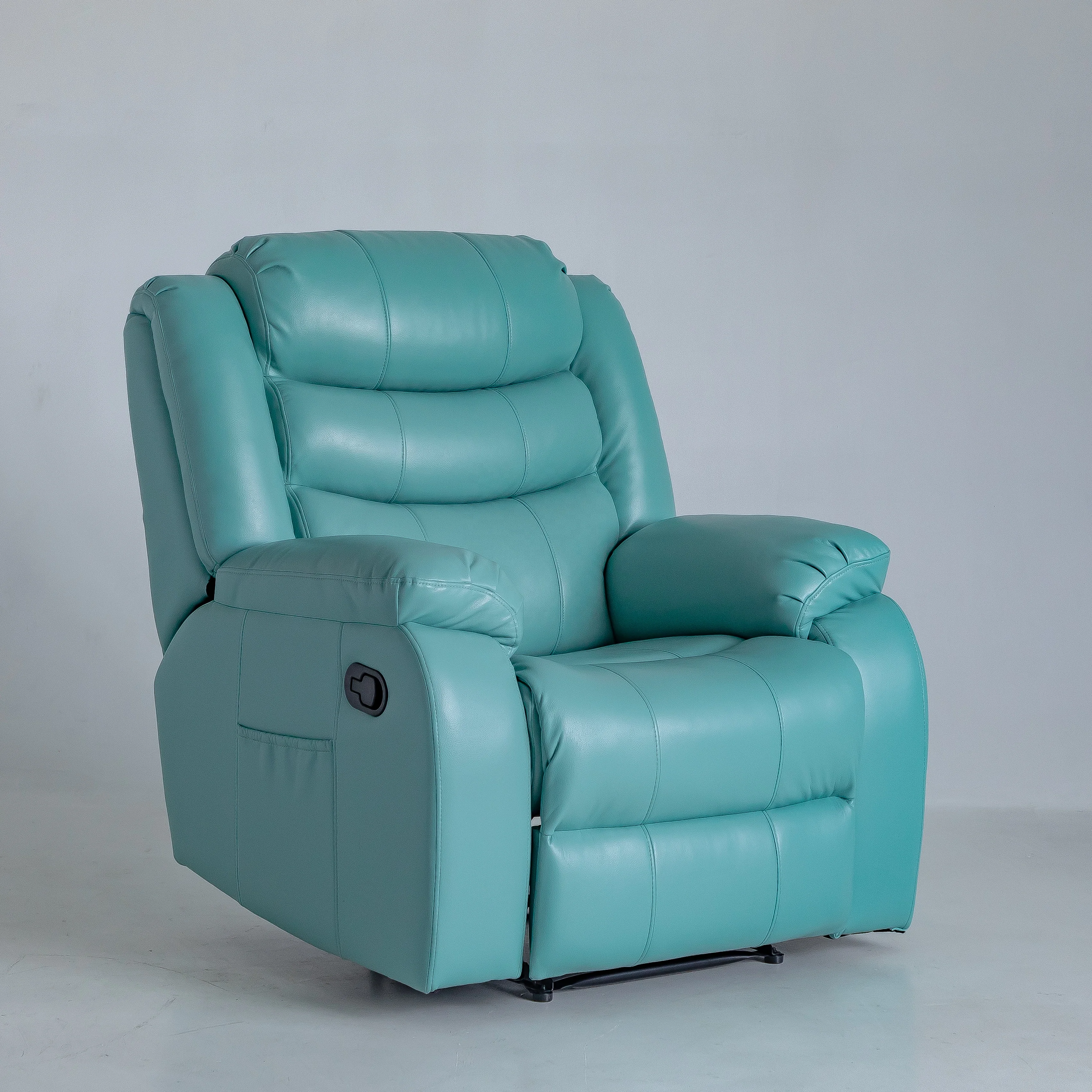 Geeksofa ZOY Modern Design Faux Leather Electric Single Recliner Chair Swivel And Rocking Seat With USB Cable For Living Room