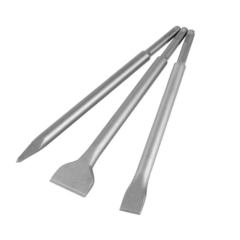 SDS Plus Shank Hammer Drill Flat Point Power Tool Tile Removal Chisel For Breaking Conrete Masonry Brick